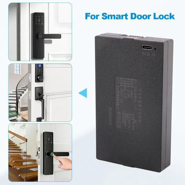 Alt view image 7 of 7 - KingSener YC03B 5000mAh Replacement Battery For Smart Door Lock