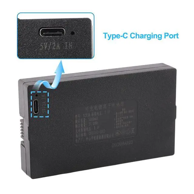 Alt view image 5 of 7 - KingSener YC03B 5000mAh Replacement Battery For Smart Door Lock