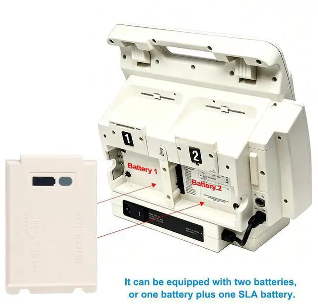 Alt view image 6 of 7 - KingSener 11141-000106 Battery For Physio-Control LIFEPAK 12 EMS Defibrillator Monitor