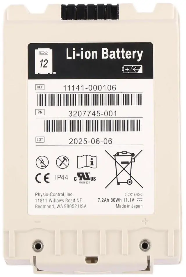 Main image of KingSener 11141-000106 Battery For Physio-Control LIFEPAK 12 EMS Defibrillator Monitor
