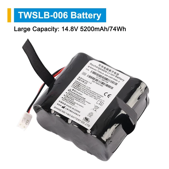 Alt view image 2 of 7 - KingSener TWSLB-006 4IXR19/65-2 Replacement Battery For Edan F9 Patient Monitor
