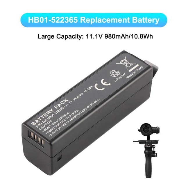 Alt view image 2 of 7 - KingSener HB01-522365 Replacement Battery For DJI Osmo Handheld Gimbal Camera Zenmuse X3 X5