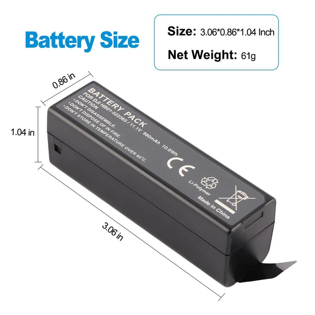 Alt view image 3 of 7 - KingSener HB01-522365 Replacement Battery For DJI Osmo Handheld Gimbal Camera Zenmuse X3 X5