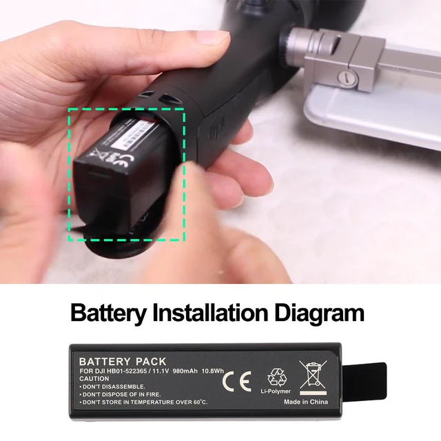 Alt view image 7 of 7 - KingSener HB01-522365 Replacement Battery For DJI Osmo Handheld Gimbal Camera Zenmuse X3 X5