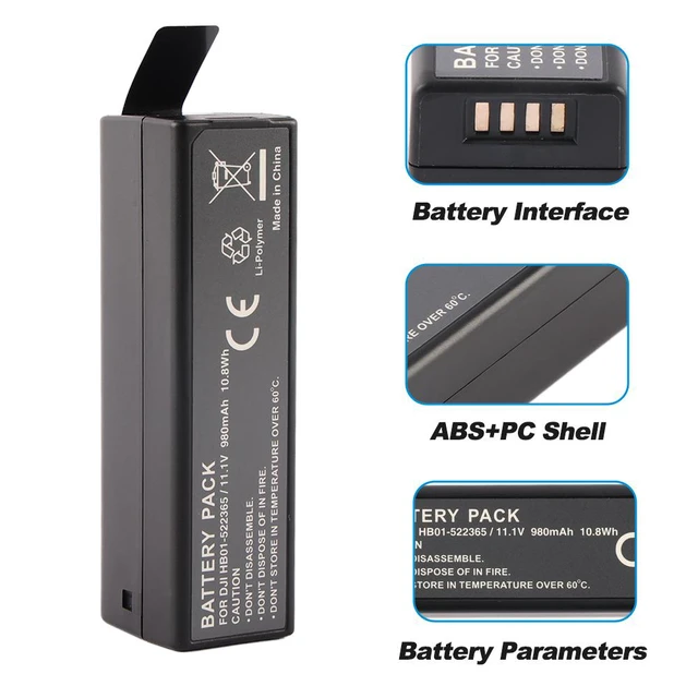 Alt view image 4 of 7 - KingSener HB01-522365 Replacement Battery For DJI Osmo Handheld Gimbal Camera Zenmuse X3 X5