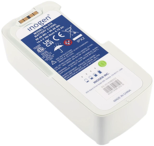 Alt view image 5 of 7 - KingSener BA-601 BA-516 Battery Replacement 90% New For Inogen One G5 Rove 6 Portable Oxygen Concentrator