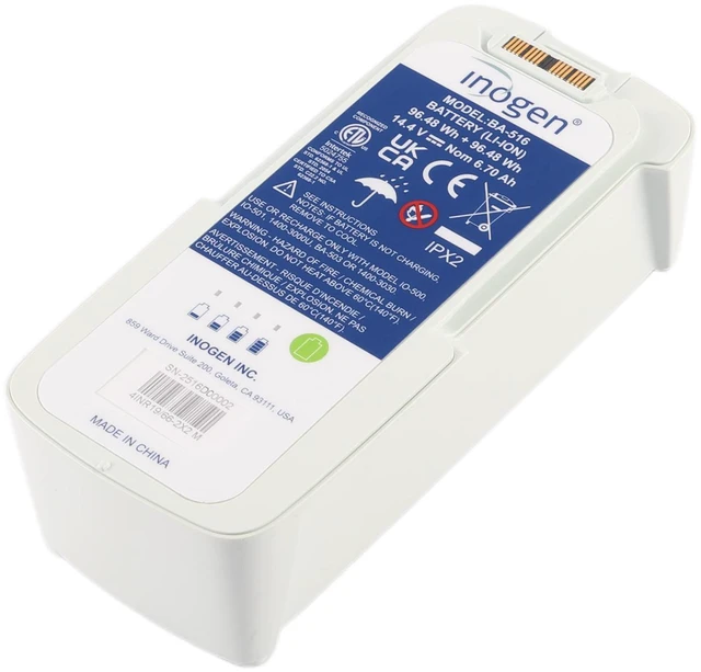 Alt view image 4 of 7 - KingSener BA-601 BA-516 Battery Replacement 90% New For Inogen One G5 Rove 6 Portable Oxygen Concentrator
