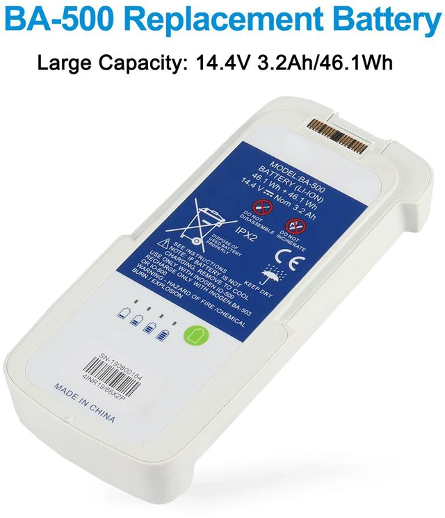 Alt view image 2 of 7 - KingSener BA-600 Battery For Inogen G5 Inogen BA-500 8-Cell Single Battery Working 90% New