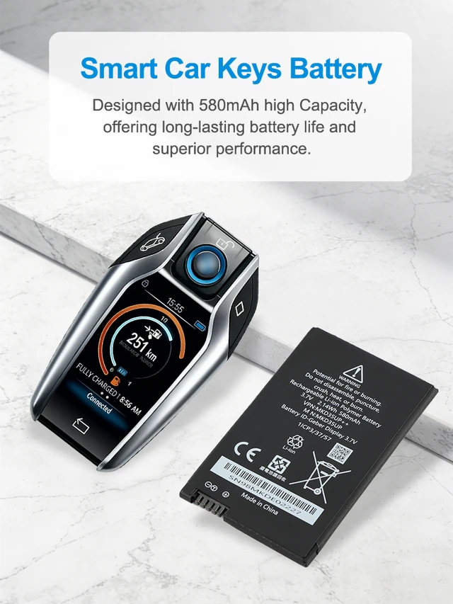 Alt view image 5 of 7 - KingSener MKD35UP 9442976-01 Battery For BMW 5310le 730 740 745 760li LCD Remote Key