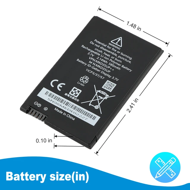Alt view image 3 of 7 - KingSener MKD35UP 9442976-01 Battery For BMW 5310le 730 740 745 760li LCD Remote Key