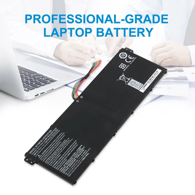 Alt view image 2 of 6 - KingSener AC14B18J AC14B13J Battery for Acer Swift 3 SF314-51 and SF314-52 11.4V 36Wh