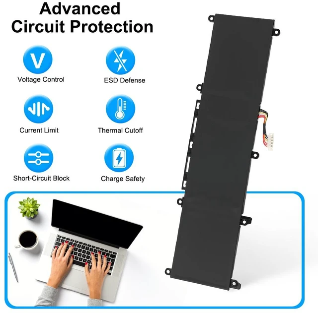 Alt view image 3 of 7 - KingSener C31N1806 Laptop Battery For Asus VivoBook S330F S330UA X330FA X330FL X330UA K330FA R330UN 42Wh/3640mAh