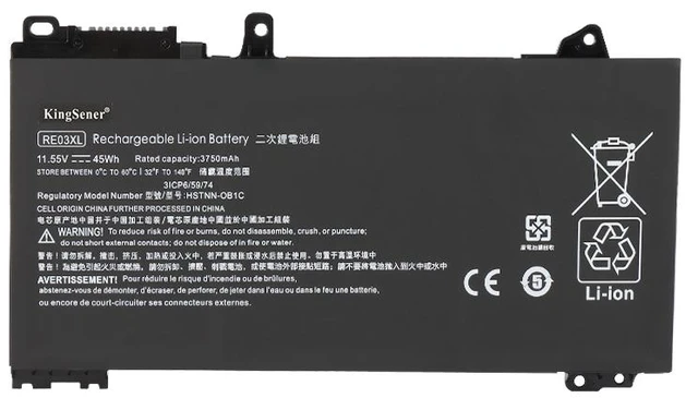 Main image of Kingsener RE03XL Laptop battery For Hp ProBook 430 440 445 450 455 G6 zhan 66 Pro 13 14 G2 Series HSTNN-DB9A HSTNN-OB1C HSTNN-UB7R
