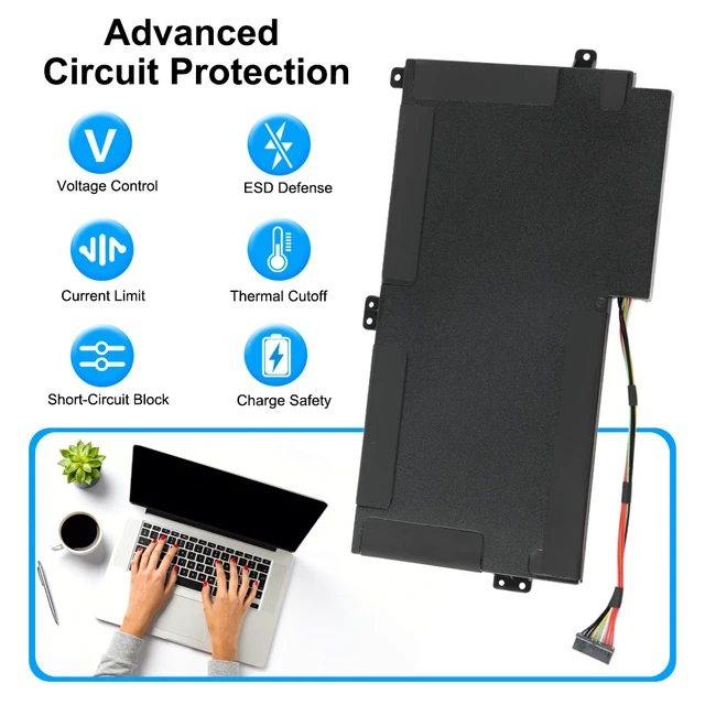 Alt view image 3 of 6 - Kingsener AA-PBVN3AB Laptop Battery For SAMSUNG NP370R4E NP370R5E NP370R5V NP450R4E NP450R5E NP450R4V NP450R5V NP470R5E NP510R5E