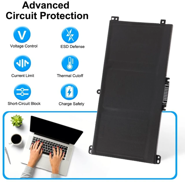 Alt view image 3 of 7 - KingSener HP Pavilion x360 Convertible 14 14m Series Battery BK03XL 11.55V 41.7Wh