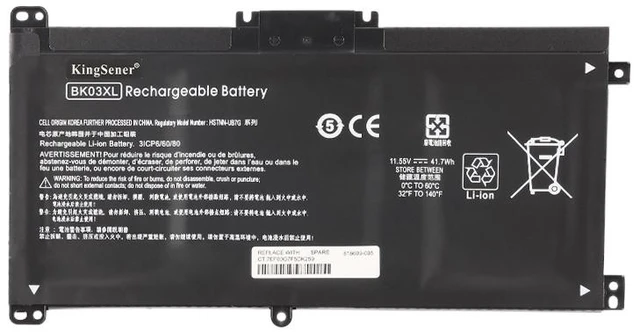 Main image of KingSener HP Pavilion x360 Convertible 14 14m Series Battery BK03XL 11.55V 41.7Wh
