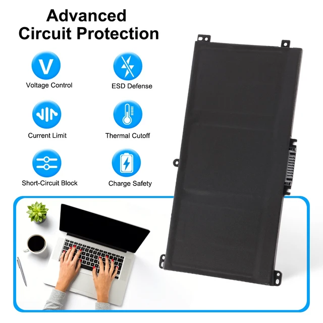 Alt view image 3 of 7 - KingSener HP Pavilion x360 Convertible 14 14m Series Battery BK03XL 11.55V 41.7Wh