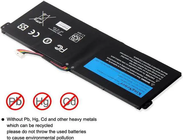 Alt view image 5 of 6 - KingSener AC14B18J AC14B13J Laptop Battery for Acer Aspire ES1-511 ES1-512 V3-111P CB3-531 311 TravelMate B115 B116 MS2394