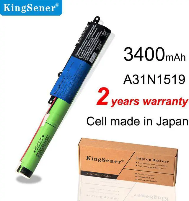 Main image of KingSener A31N1519 3400mAh/36WH Laptop Battery for ASUS X540 X540L X540LA X540LJ X540S X540SA X540SC X540YA A540 A540LA F540SC R540S R540SA