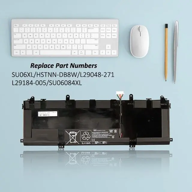 Alt view image 2 of 6 - KingSener SU06XL Laptop Battery For HP Spectre X360 15-DF000 DF0000NR DF1040NR DF0013DX DF0033DX DF0008CA DF1020CA DF0000TX DF1002TX Series HSTNN-DB8W L29048-271 L29184-005 SU06084XL