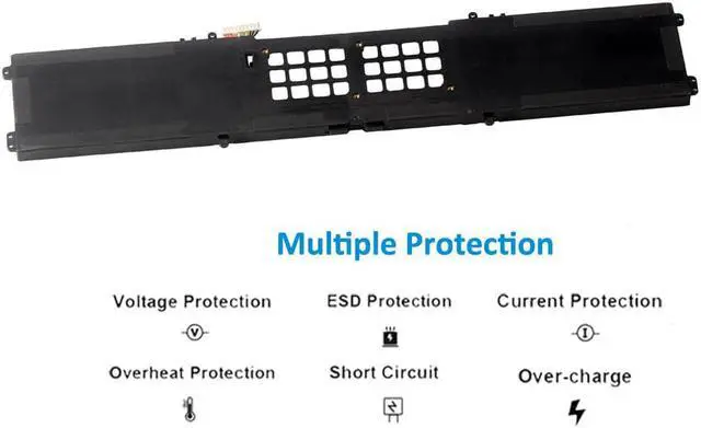 Alt view image 4 of 7 - Kingsener RC30-0287 Laptop Battery For Razer Blade Pro 17 2019 2020 RZ09-0287 RZ09-02876 RZ09-02877 RZ09-02878 RZ09-02876E92-R3U1 RZ09-03295 RZ09-03297 Series 4ICP4/62/115 15.4V 70.5Wh 4583mAh