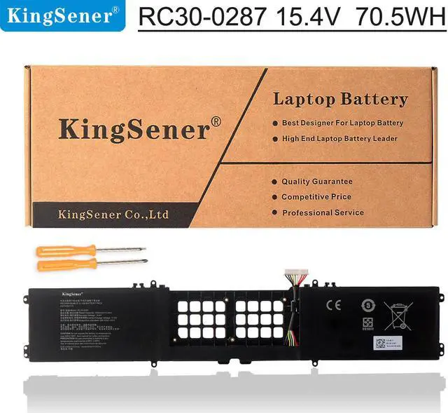 Main image of Kingsener RC30-0287 Laptop Battery For Razer Blade Pro 17 2019 2020 RZ09-0287 RZ09-02876 RZ09-02877 RZ09-02878 RZ09-02876E92-R3U1 RZ09-03295 RZ09-03297 Series 4ICP4/62/115 15.4V 70.5Wh 4583mAh