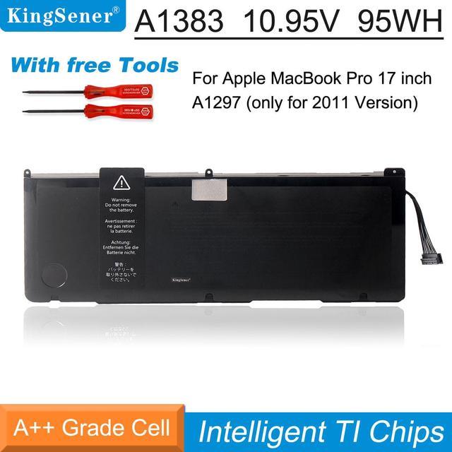 Kingsener A1383 Laptop Battery for MacBook Pro 17 inch A1297 (only