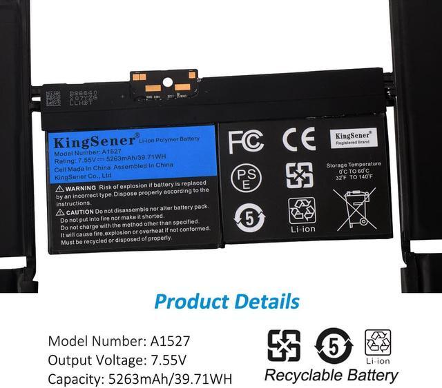 Kingsener A1527 A1705 Laptop Battery For MacBook Retina 12