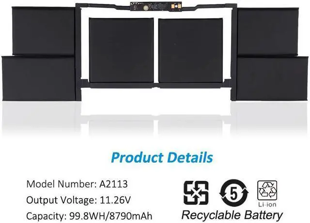 Alt view image 3 of 4 - Kingsener A2113 Laptop Battery For MacBook Pro Retina 16'' A2141 2019 Year Version EMC 3347 BTO/CTO MVVJ2xx/A MVVK2xx/A MVVL2xx/A MVVM2xx/A 
MVVL2LL/A MVVM2LL/A MVVJ2LL/A MVVK2LL/A MVVJ2B/A MVVL2BZ/A