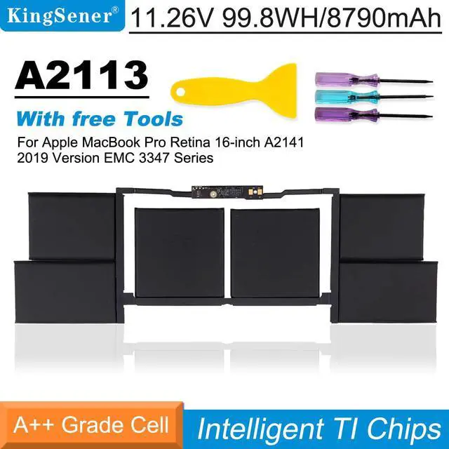 Main image of Kingsener A2113 Laptop Battery For MacBook Pro Retina 16'' A2141 2019 Year Version EMC 3347 BTO/CTO MVVJ2xx/A MVVK2xx/A MVVL2xx/A MVVM2xx/A 
MVVL2LL/A MVVM2LL/A MVVJ2LL/A MVVK2LL/A MVVJ2B/A MVVL2BZ/A