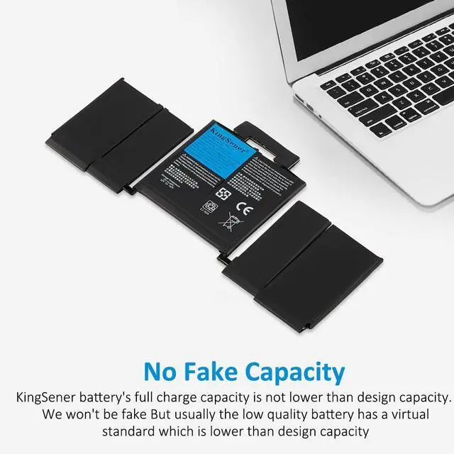Alt view image 4 of 7 - Kingsener A1964 Laptop Battery for MacBook Pro 13" A1989 (Mid 2018 2019) A2251(2020 Release) EMC 3214 3358 3348 MR9Q2LL/A MR9R2LL/A MR9T2LL/A MR9U2LL/A MR9V2LL/A MV962LL/A MV9A2LL/A