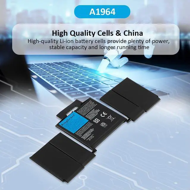 Alt view image 7 of 7 - Kingsener A1964 Laptop Battery for MacBook Pro 13" A1989 (Mid 2018 2019) A2251(2020 Release) EMC 3214 3358 3348 MR9Q2LL/A MR9R2LL/A MR9T2LL/A MR9U2LL/A MR9V2LL/A MV962LL/A MV9A2LL/A