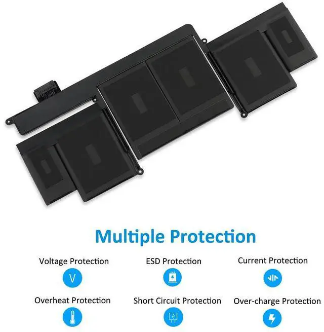 Alt view image 3 of 6 - Kingsener A1493 Laptop Battery for Apple A1502 ME864LL/A ME866LL/A; MacBook Pro 13" Retina Battery-Only for Late 2013, Mid 2014 Version