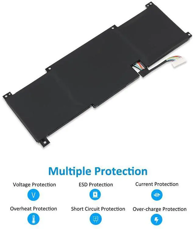 Alt view image 3 of 7 - KingSener BTY-M494 3ICP5/71/74 Laptop Battery For MSI Modern 15 H C13M B13M Modern 14 C11M 39.3WH