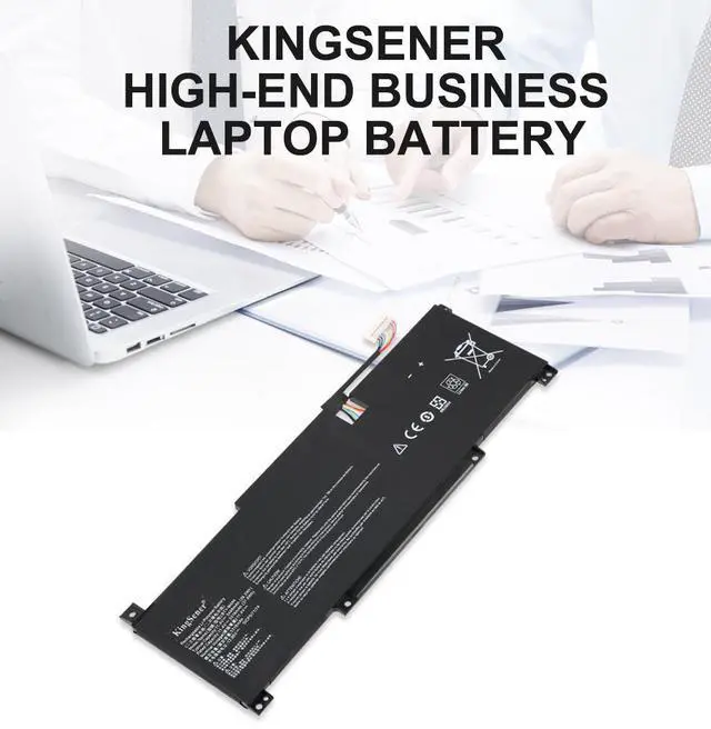 Alt view image 2 of 7 - KingSener BTY-M494 3ICP5/71/74 Laptop Battery For MSI Modern 15 H C13M B13M Modern 14 C11M 39.3WH