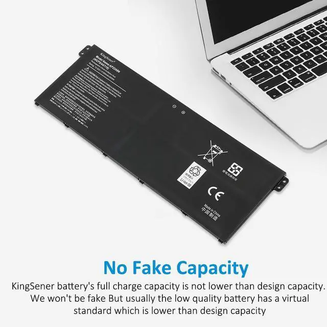 Alt view image 4 of 7 - KingSener AP22A8N Laptop Battery For Acer Swift Go SFG14-71 SFG14-71T SFG14-72 SFG14-41 TravelMate P2 TMP214-55 TMP214-55-TCO TMP216-51-TCO TravelMate P4