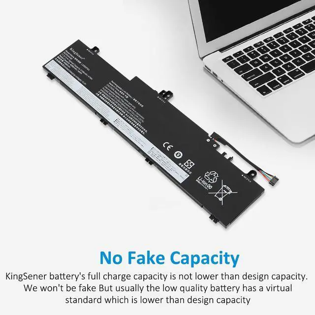 Alt view image 4 of 7 - KingSener L22B3PG4 Laptop Battery For Lenovo ThinkPad E14 Gen 5 2023