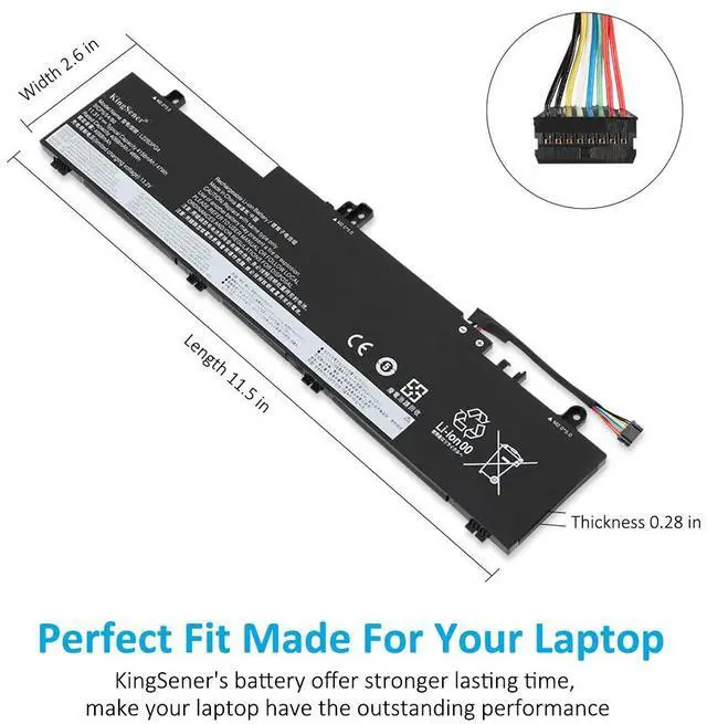Alt view image 5 of 7 - KingSener L22B3PG4 Laptop Battery For Lenovo ThinkPad E14 Gen 5 2023