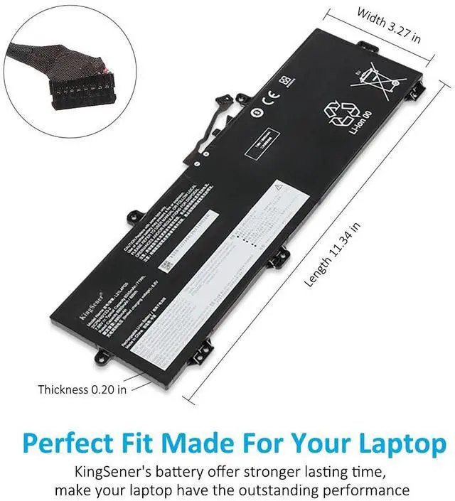 Alt view image 5 of 7 - KingSener L21L4PG5 Laptop Battery For Lenovo IdeaPad Gaming Chromebook 16 IdeaPad IP 5 Chrome 16IAU7 L21M4PG5 2ICP6/40/133-2 5B11J07490