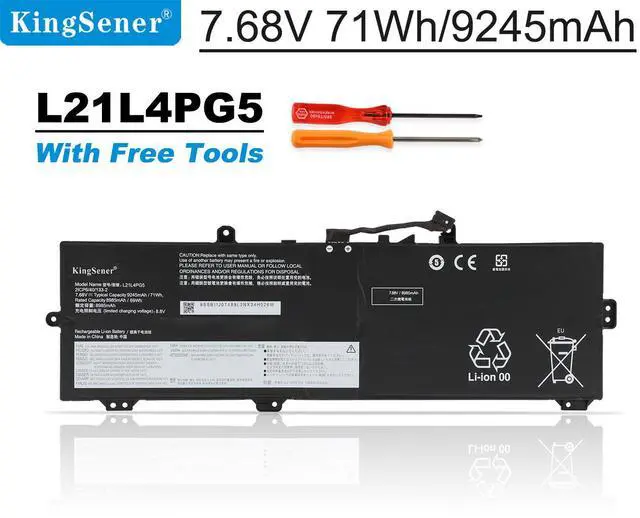 Main image of KingSener L21L4PG5 Laptop Battery For Lenovo IdeaPad Gaming Chromebook 16 IdeaPad IP 5 Chrome 16IAU7 L21M4PG5 2ICP6/40/133-2 5B11J07490