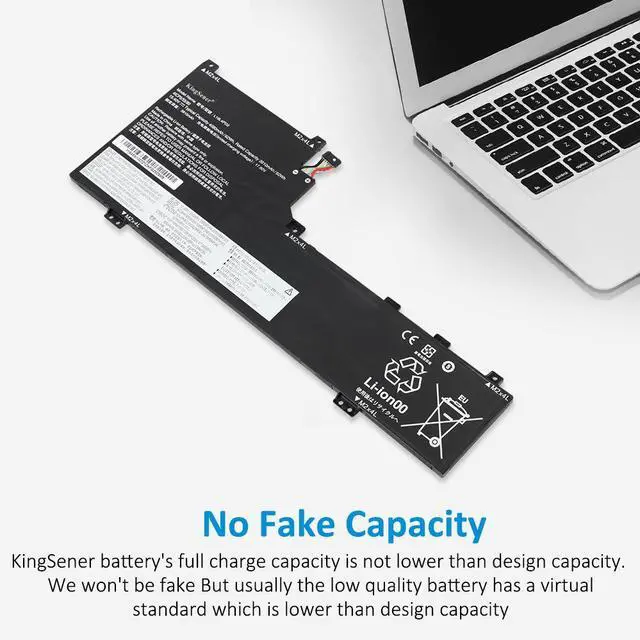 Alt view image 4 of 7 - KingSener L19M4PD2 Laptop Battery For Lenovo IdeaPad Yoga S740-14IIL Series Notebook 5B10W67424 5B10U97772 L19L4PD2 5B10W67253 5B10U97773