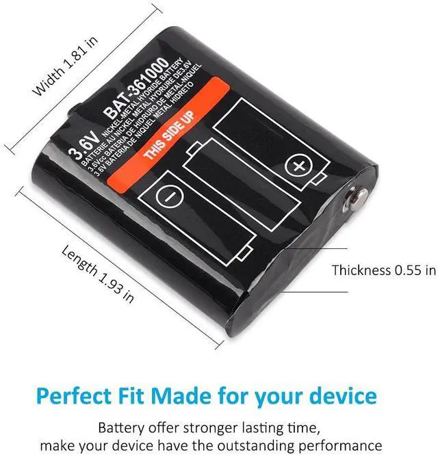 Alt view image 5 of 7 - Kingsener PMNN4477A NiMH battery For Motorola T200 T400 T500 T800 T600 T62