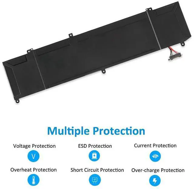 Alt view image 3 of 7 - Kingsener XRGXX Laptop Battery Replacement For DELL Alienware M15 M17 R1 ALW15M-D1735R R1725S R1735R G5 5590 G7 7590 7790 11.4V 90W