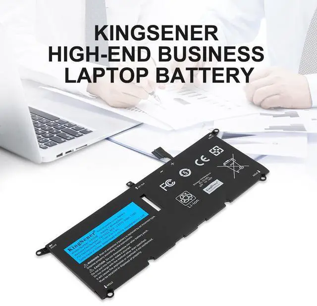 Alt view image 2 of 7 - KingSener DXGH8 Replacement Battery for Dell XPS 13 9380 / 9370 (52Wh, 7.6V)