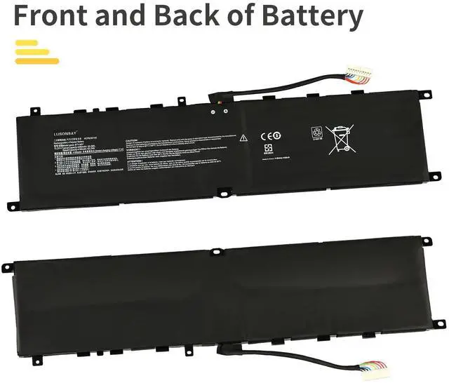 Alt view image 7 of 7 - KingSener BTY-M57 Laptop battery For MSI GP66 GP76 Leopard 10UG Series MS-17K3