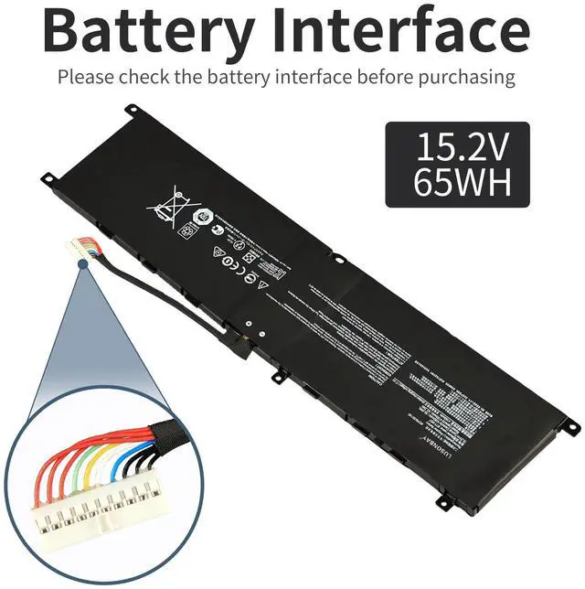 Alt view image 4 of 7 - KingSener BTY-M57 Laptop battery For MSI GP66 GP76 Leopard 10UG Series MS-17K3
