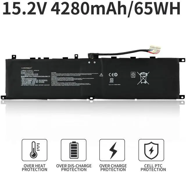 Alt view image 5 of 7 - KingSener BTY-M57 Laptop battery For MSI GP66 GP76 Leopard 10UG Series MS-17K3