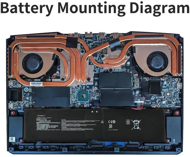 Alt view image 6 of 7 - KingSener BTY-M57 Laptop battery For MSI GP66 GP76 Leopard 10UG Series MS-17K3