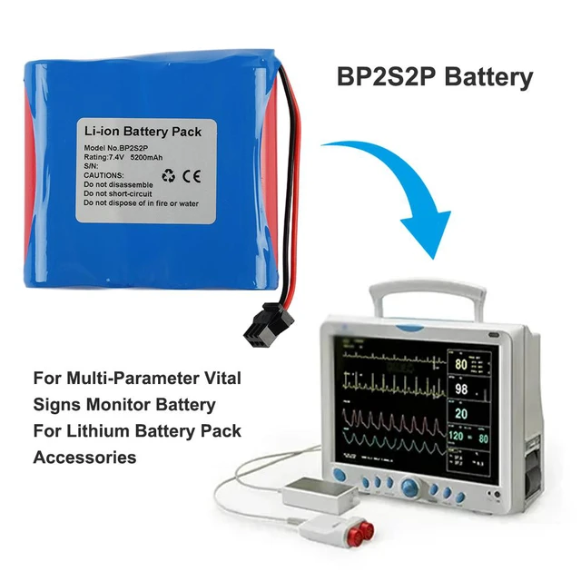 Alt view image 5 of 7 - KingSener Replacement Battery BP2S2P For Lithium Battery Pack Accessories