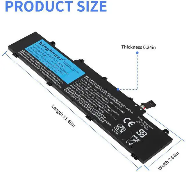 Alt view image 2 of 7 - KingSener L19M3PD5 Battery For ThinkPad E14 E15 Gen 2 3 4